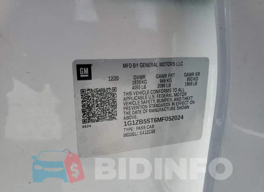 1G1ZB5ST6MF052024 Photo# 12