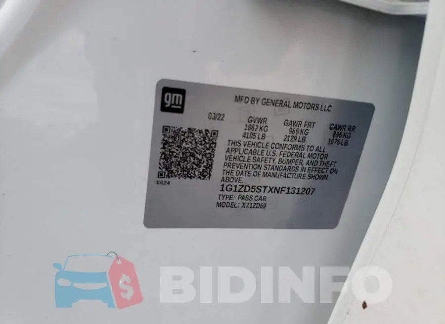 1G1ZD5STXNF131207 Photo# 12
