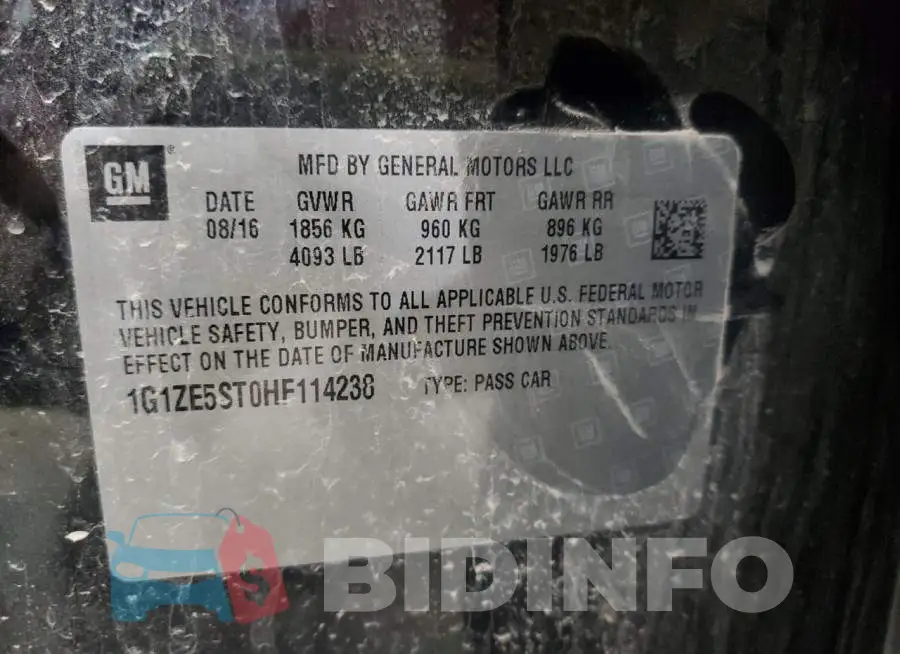 1G1ZE5ST0HF114238 Photo# 12