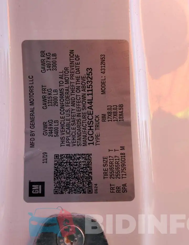 1GCHSCEA4L1153253 Photo# 10