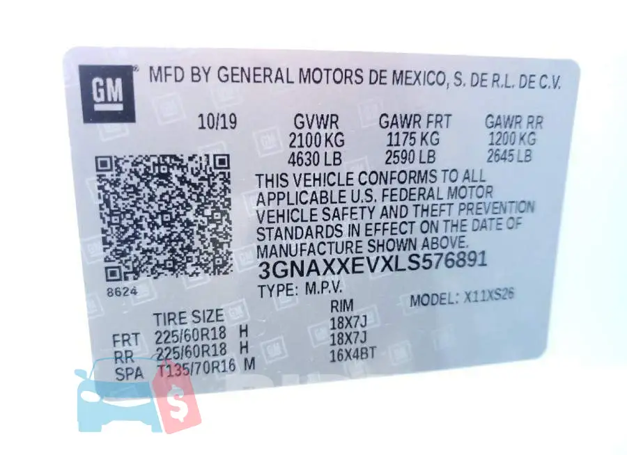 3GNAXXEVXLS576891 Photo# 10