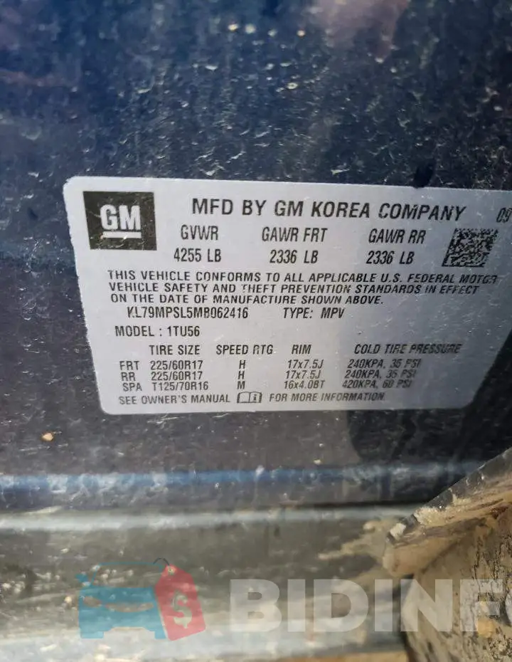 KL79MPSL5MB062416 Photo# 13