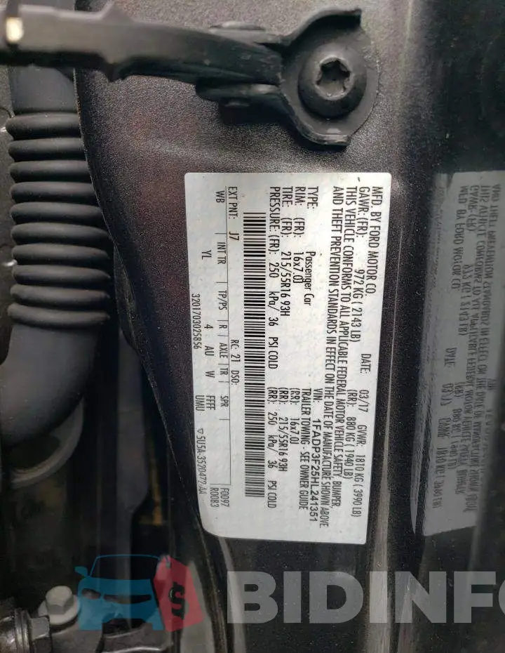 1FADP3F25HL241351 Photo# 12