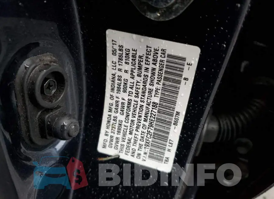 19XFC2F79HE227188 Photo# 12