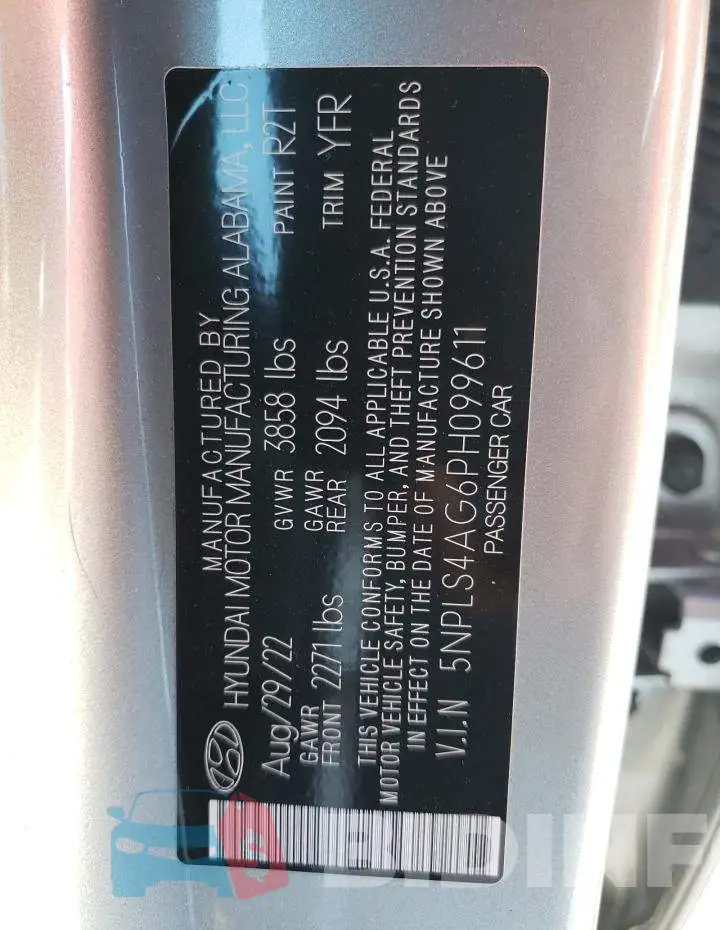 5NPLS4AG6PH099611 Photo# 12