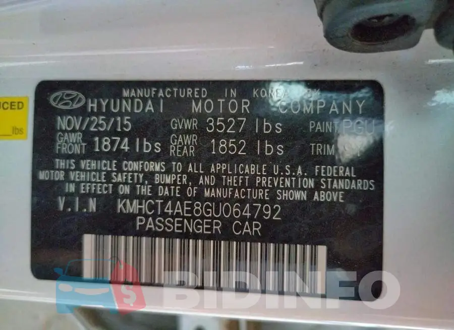 KMHCT4AE8GU064792 Photo# 10