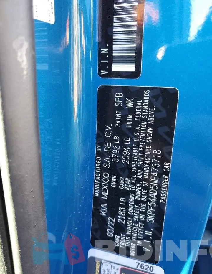 3KPF54AD5NE473718 Photo# 10