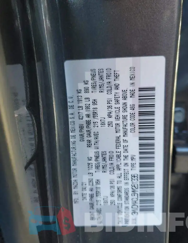 3MVDMACL5MM261336 Photo# 14