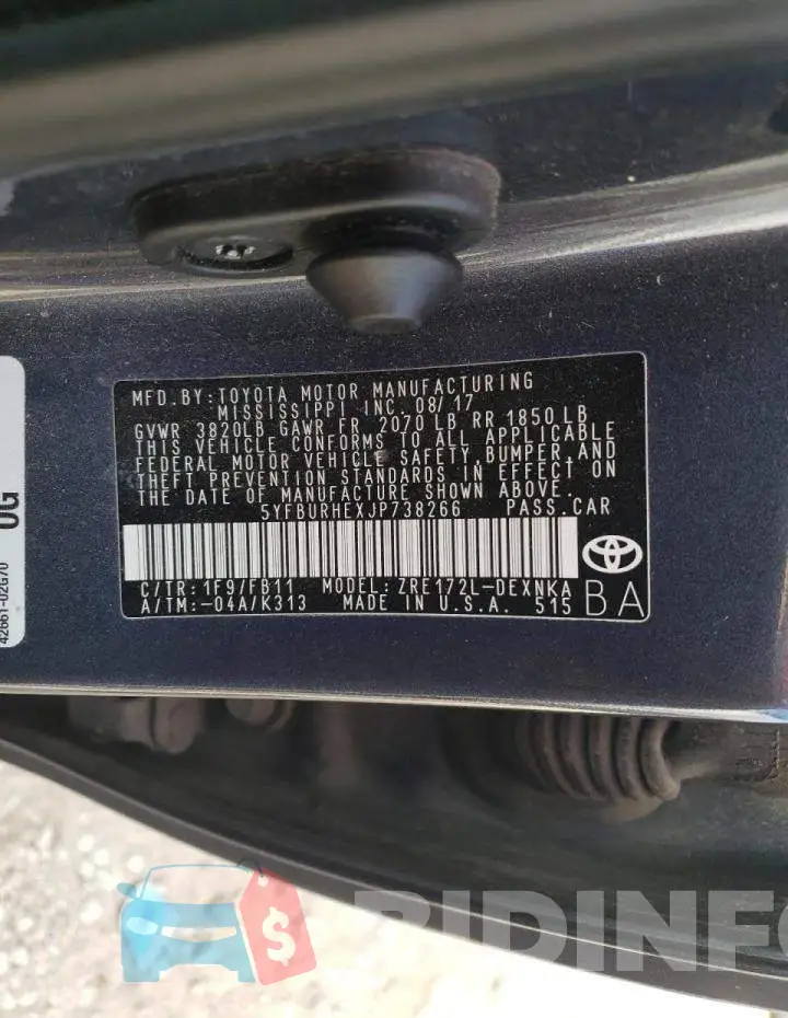 5YFBURHEXJP738266 Photo# 13