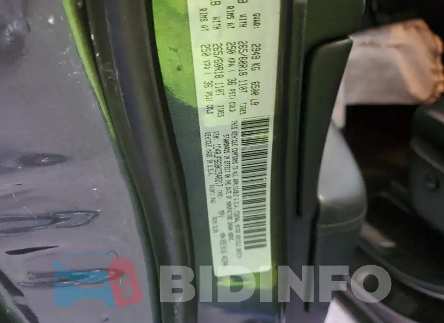 1C4RJFBG8KC548217 Photo# 13