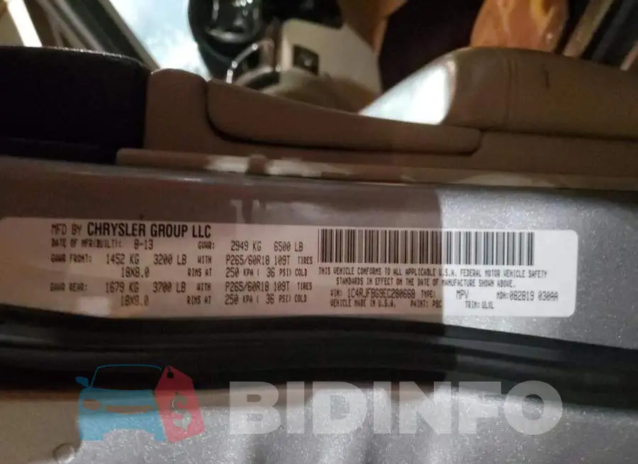 1C4RJFBG9EC280668 Photo# 13