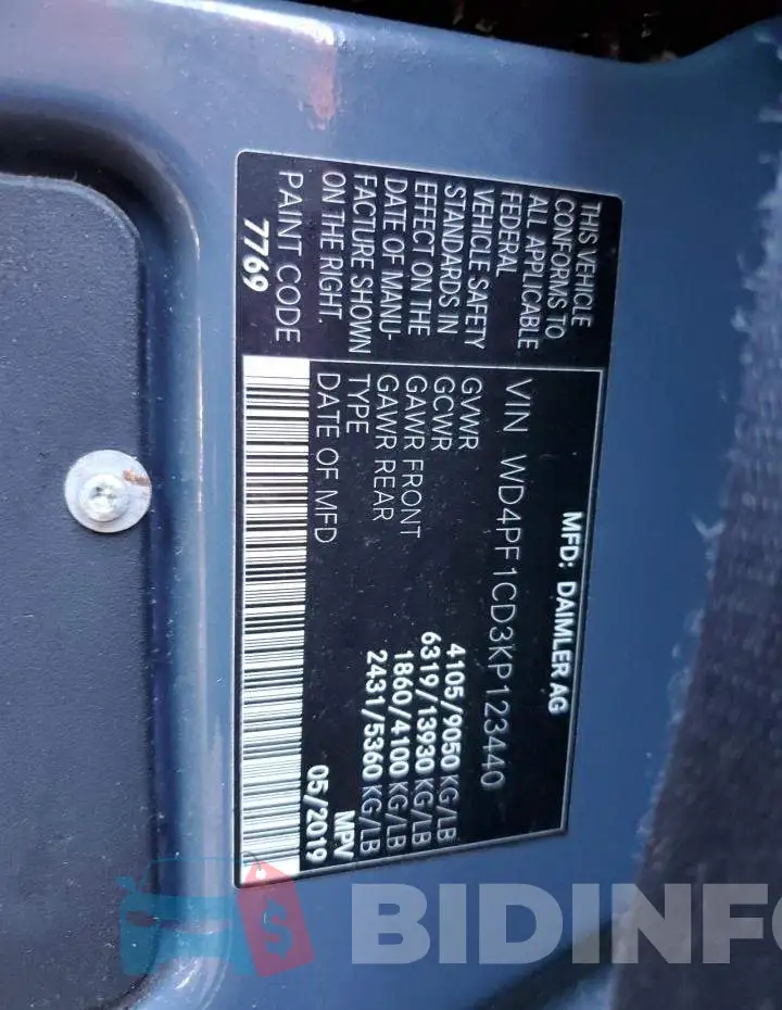 WD4PF1CD3KP123440 Photo# 13
