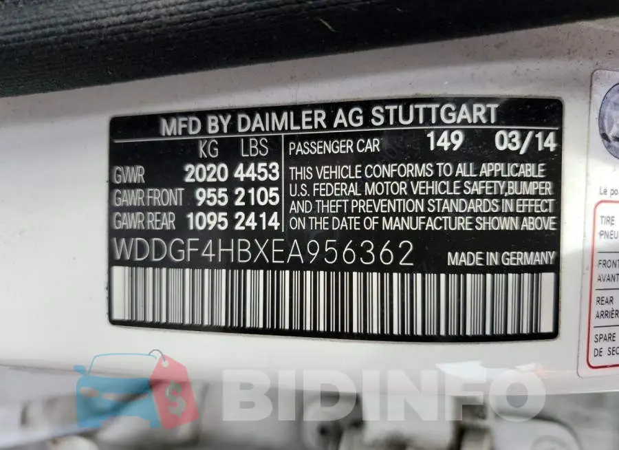 WDDGF4HBXEA956362 Photo# 13