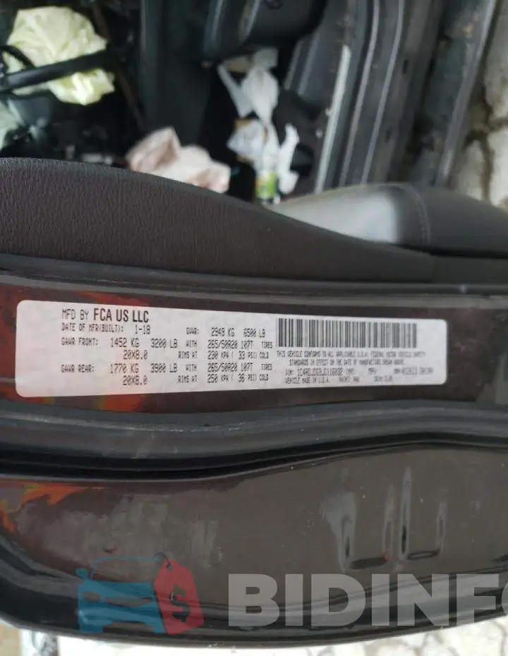 1C4RDJDG9JC116032 Photo# 10