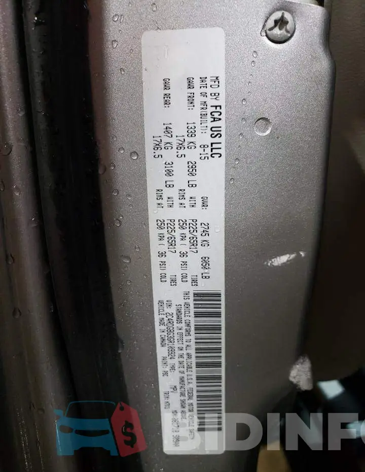 2C4RDGBG3GR109924 Photo# 13
