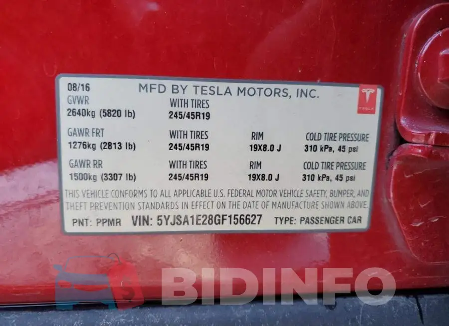 5YJSA1E28GF156627 Photo# 12