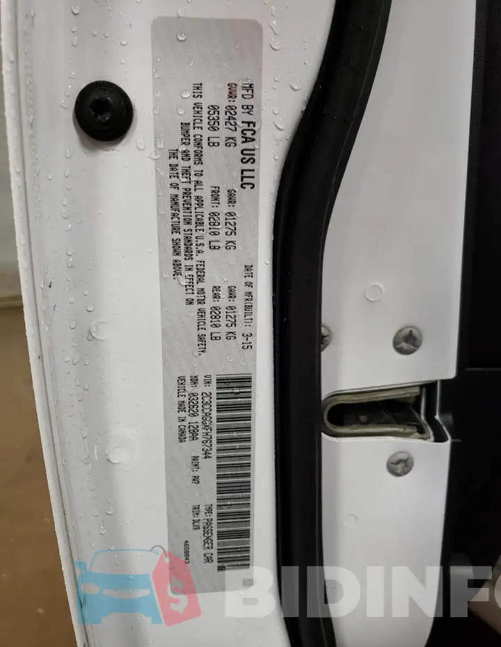 2C3CCAGGXFH767344 Photo# 12