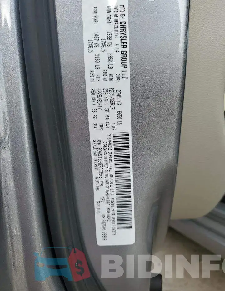 2C4RC1BG4ER383548 Photo# 14