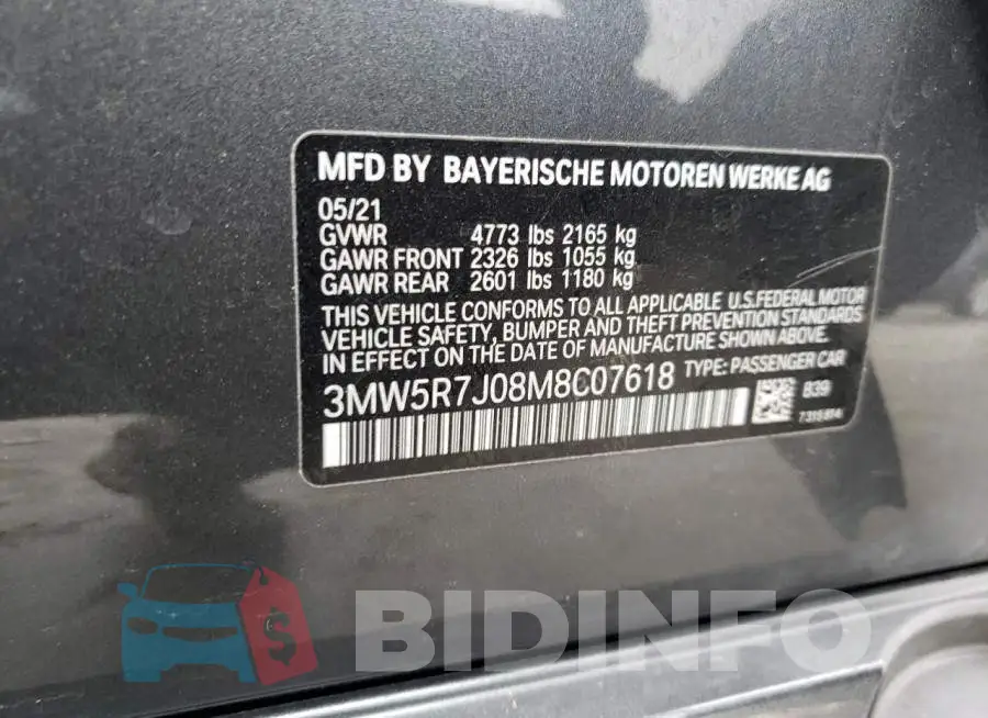 3MW5R7J08M8C07618 Photo# 12