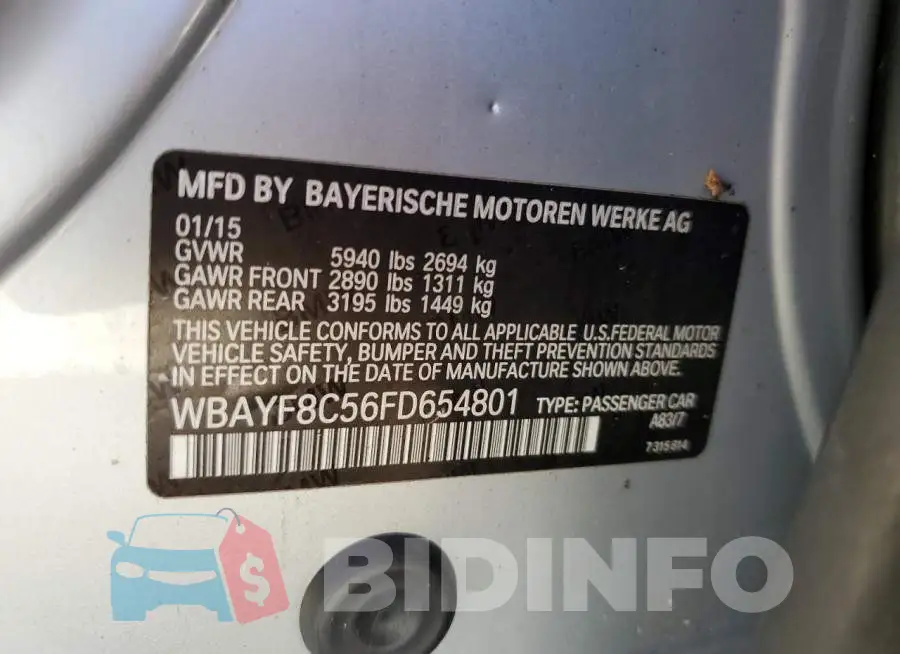 WBAYF8C56FD654801 Photo# 10