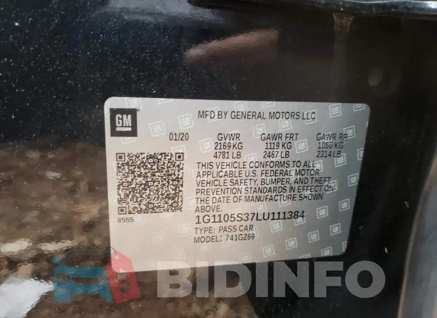1G1105S37LU111384 Photo# 12