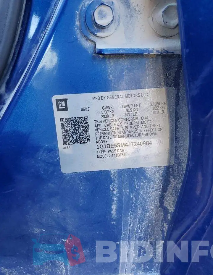 1G1BE5SM4J7240984 Photo# 13