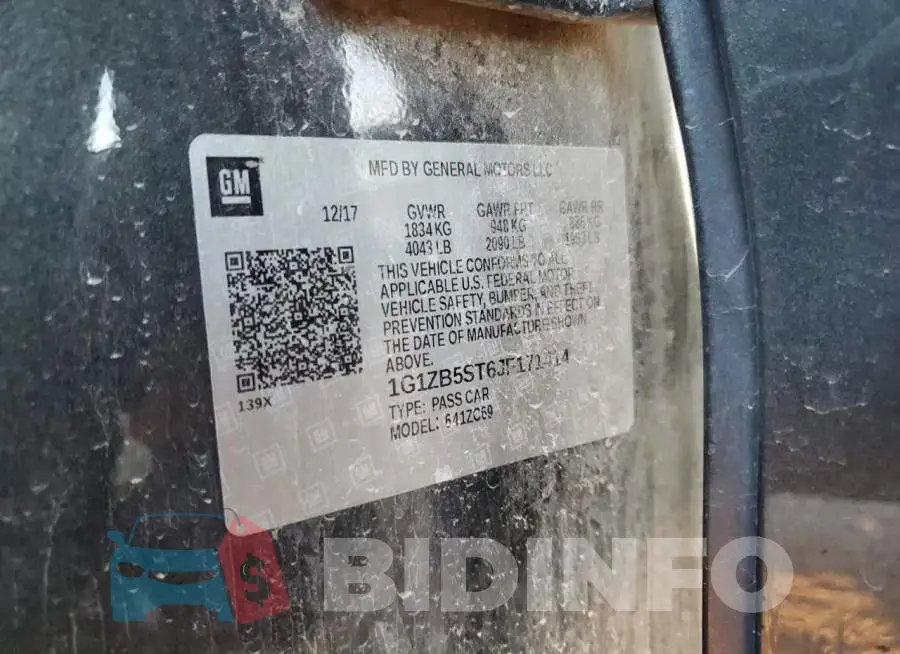 1G1ZB5ST6JF171414 Photo# 12