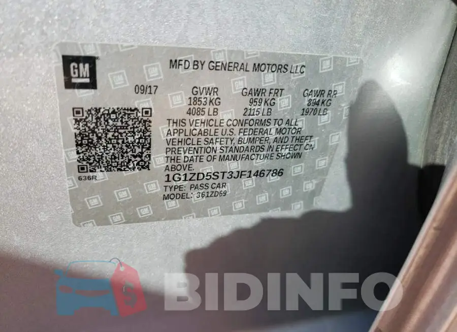 1G1ZD5ST3JF146786 Photo# 12