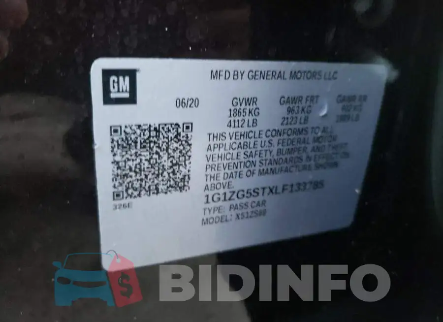 1G1ZG5STXLF133785 Photo# 13