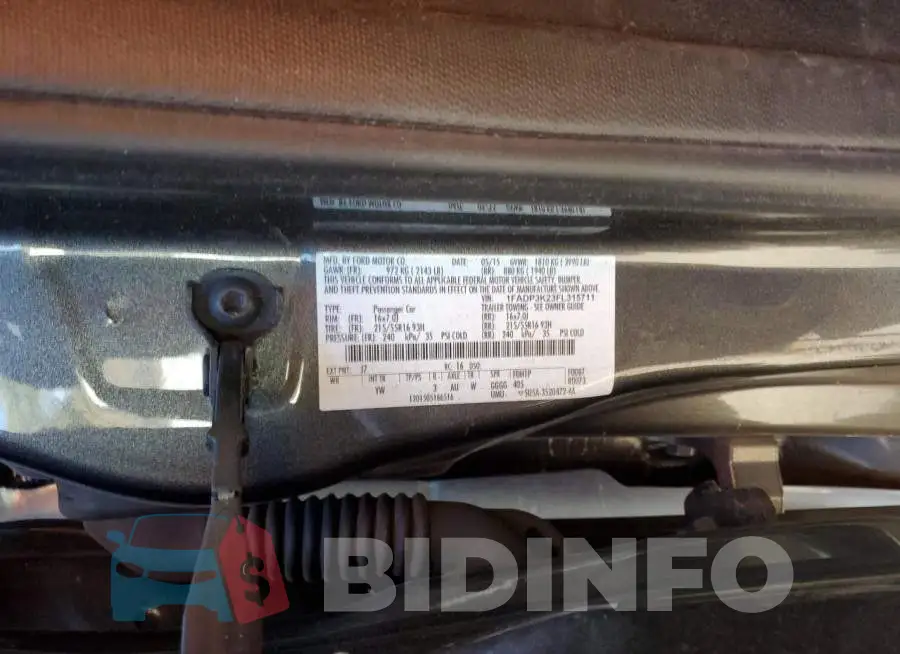1FADP3K23FL315711 Photo# 12