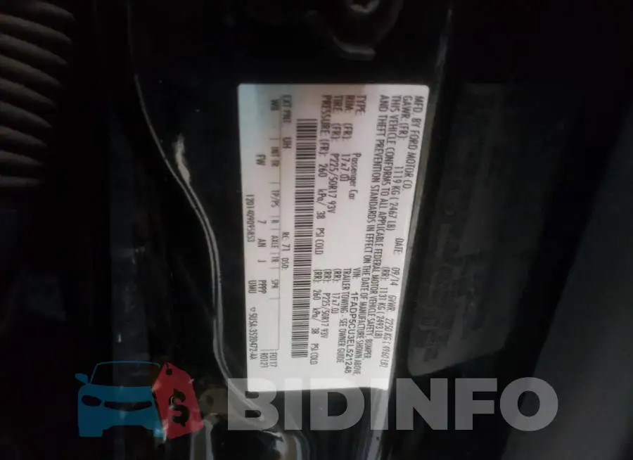 1FADP5CU3EL521248 Photo# 12