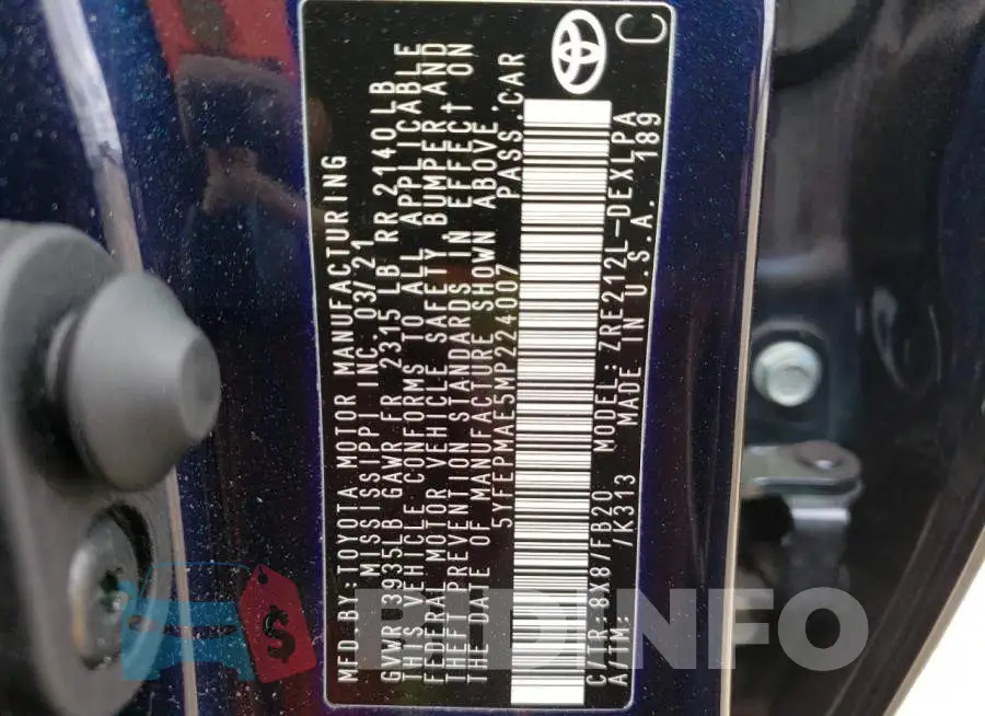 5YFEPMAE5MP224007 Photo# 12