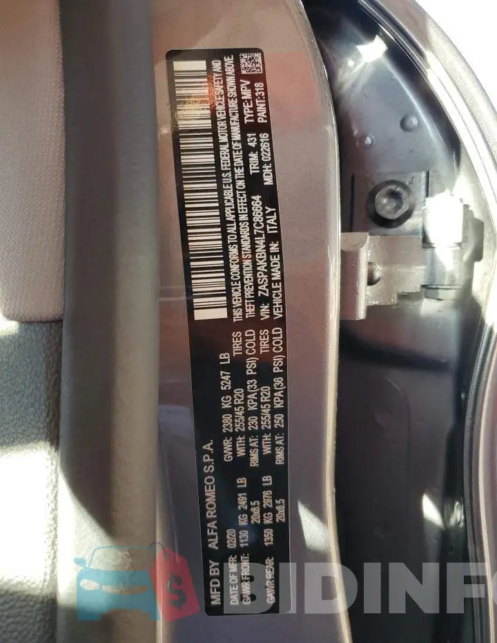 ZASPAKBN4L7C86664 Photo# 14