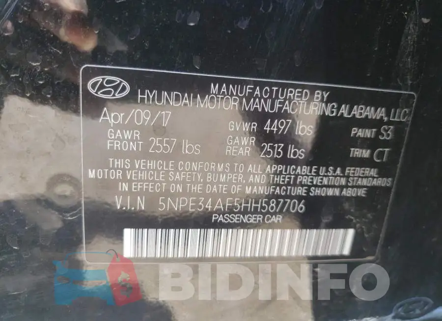 5NPE34AF5HH587706 Photo# 10