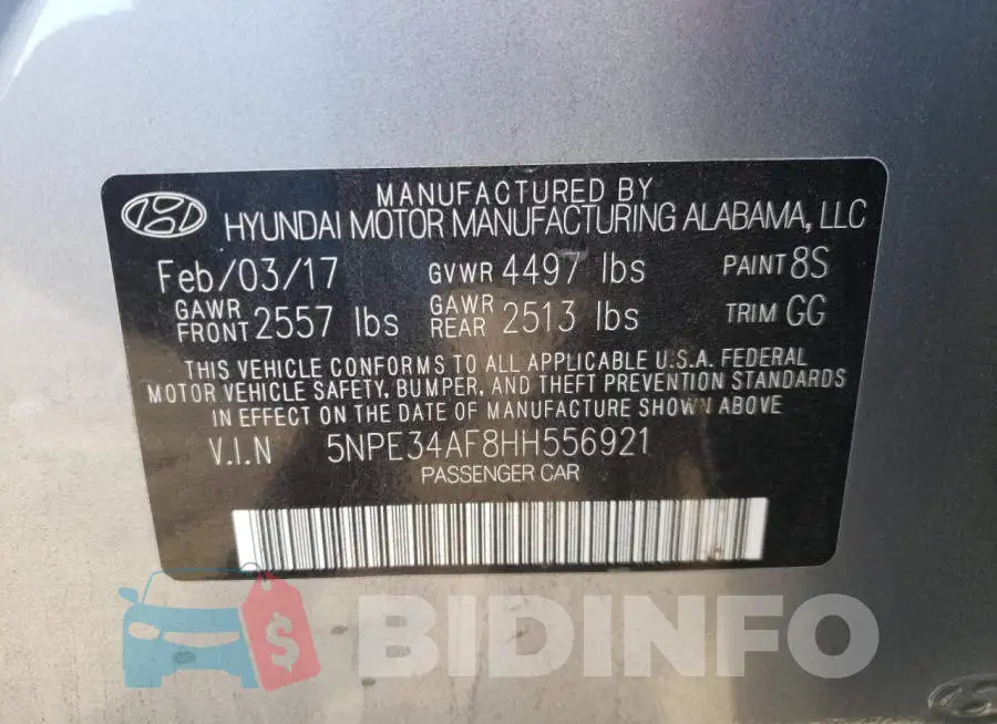 5NPE34AF8HH556921 Photo# 10