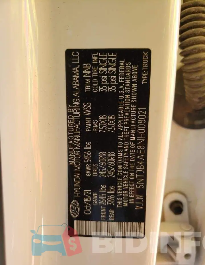 5NTJB4AE8NH008021 Photo# 13