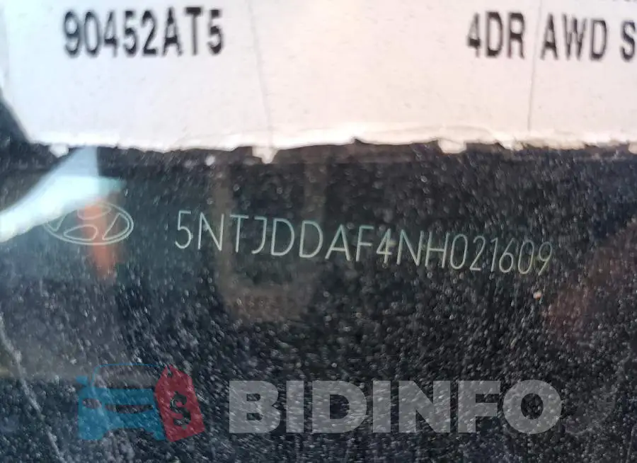 5NTJDDAF4NH021609 Photo# 12