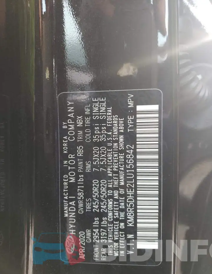 KM8R5DHE2LU156842 Photo# 10