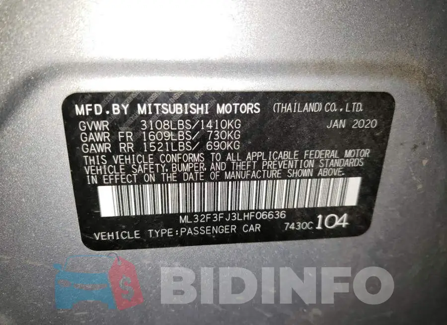 ML32F3FJ3LHF06636 Photo# 13