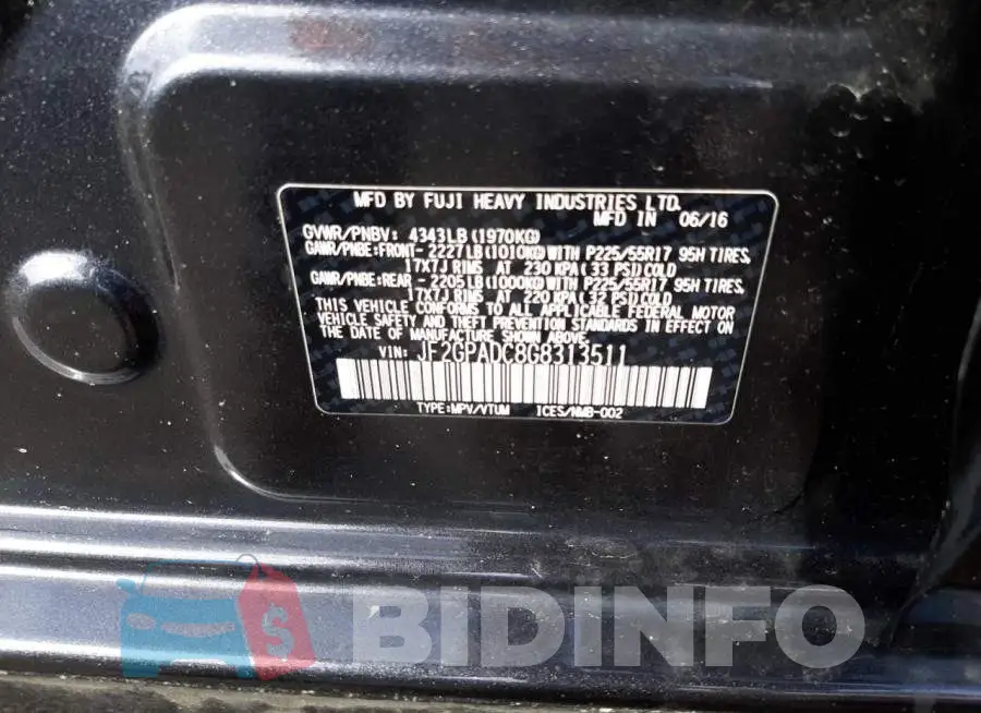 JF2GPADC8G8313511 Photo# 10