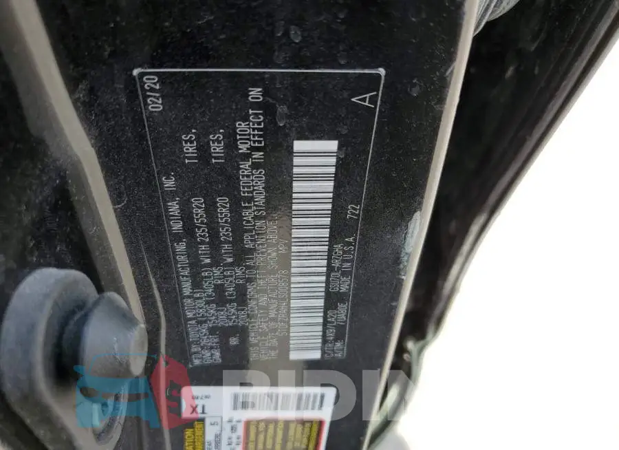 5TDFZRAH4LS008578 Photo# 13