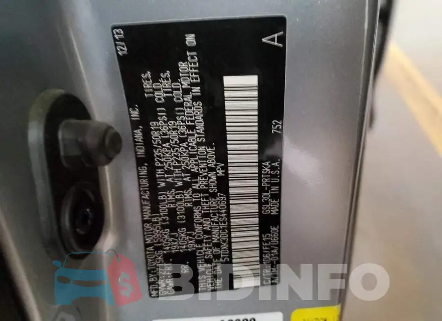5TDXK3DC1ES440697 Photo# 14