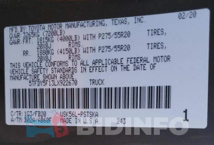 5TFDY5F13LX922670 Photo# 10