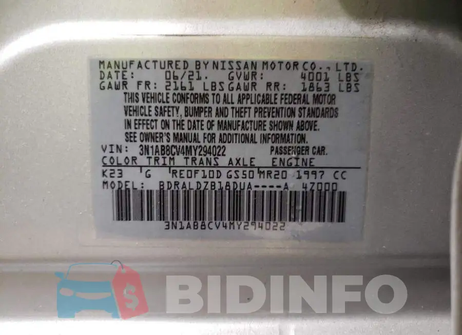 3N1AB8CV4MY294022 Photo# 12