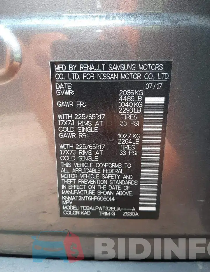 KNMAT2MT6HP606014 Photo# 13