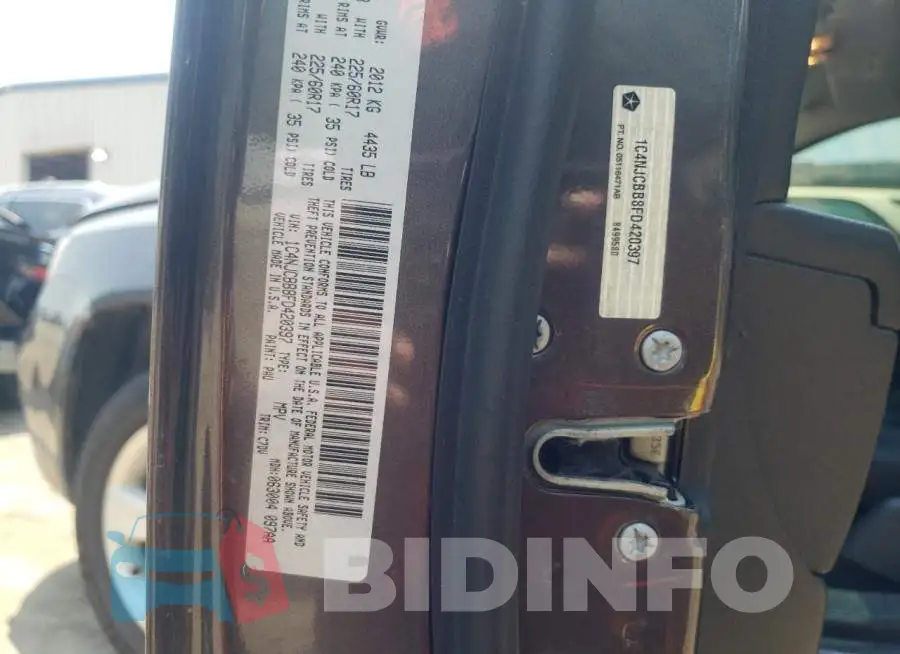 1C4NJCBB8FD420397 Photo# 10