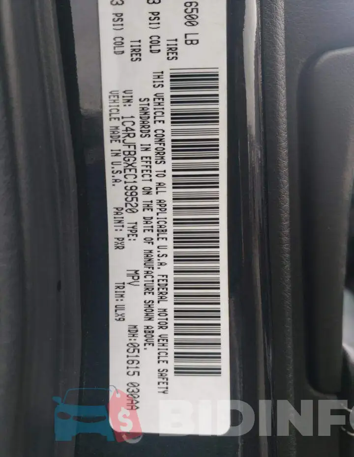 1C4RJFBGXEC199520 Photo# 13