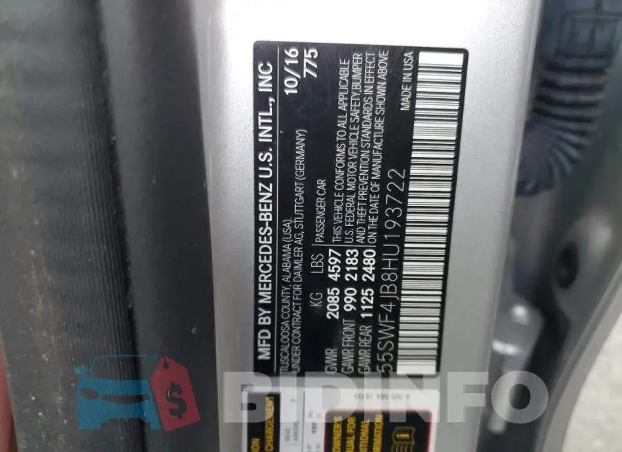 55SWF4JB8HU193722 Photo# 13