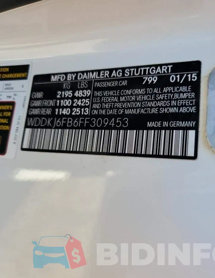 WDDKJ6FB6FF309453 Photo# 12