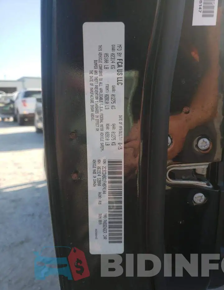 2C3CDXBG1FH874144 Photo# 10